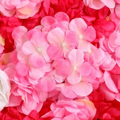 12* Artificial Fake Flower Velvet Hydrangea Wall Panel Banquet For Wedding Party