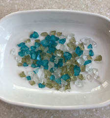 Ashland Turquoise Light Green White Clear Decorative Filler 28 oz. bags – 4 bags
