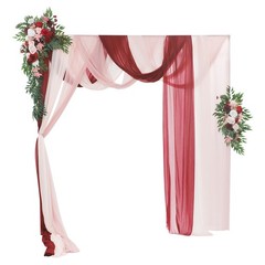 Artificial Flower Arrangements With Drapes Artificial Wedding Arch Flower Kit