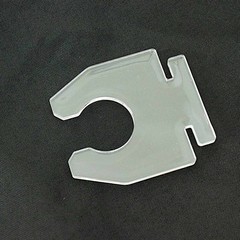 Clear 20 Acrylic 3″ Glass Holder Hooks Champagne Stand Party Events Decorations