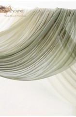 Floroom Wedding Arch Draping Fabric 3 Panels 20Ft Chiffon Fabric Drapes Arbor…