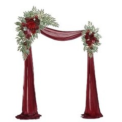 Artificial Wedding Arch Flowers Kit(Pack of 3),2Pcs Artificial Flower Arch