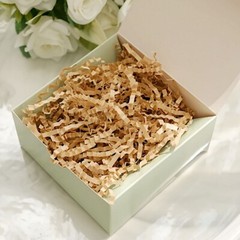 Natural 8 oz Crinkle Cut Kraft Paper Shreds BASKET Gift Box Filler Party Events