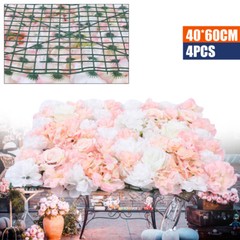 Romantic Silk Flower Wall for Wedding and Event Decor, Perfect for Photo