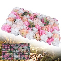 12*Artificial Flower Wall Panels Flower Panels for Venue Backdrop Wall Decor