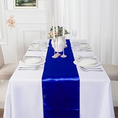 Stain Table Runners 10 Pack Silk Smooth Table 10 Pack 12×108 Inch Royal Blue