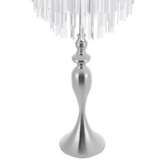 31.49″ Tall Gold/Silver Metal Flower Stand for Wedding Table Centerpieces Decor