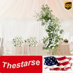 Ballon Arch Stand And 2 Flower Stands Arch Backdrop Stand For Parties Wedding