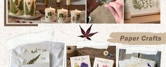 110+ Pcs Dried Flowers Leaves for Crafts, Real Pred Flowers Dry Leaves