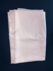 ONE 30ft x 10ft sheer white crushed voile draping panel for backdrops, weddings