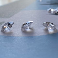 10000 Clear Acrylic Diamond Confetti 12mm for Wedding Decoration Table Scatter