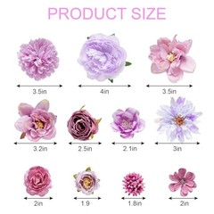 Faux Flower Small Artificial Flower Wedding Party DIY Home Decoration 27 Purple