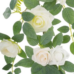 10pcs Wedding Chair Decorations Wedding Aisle Floral Artificial Flowers Handmade