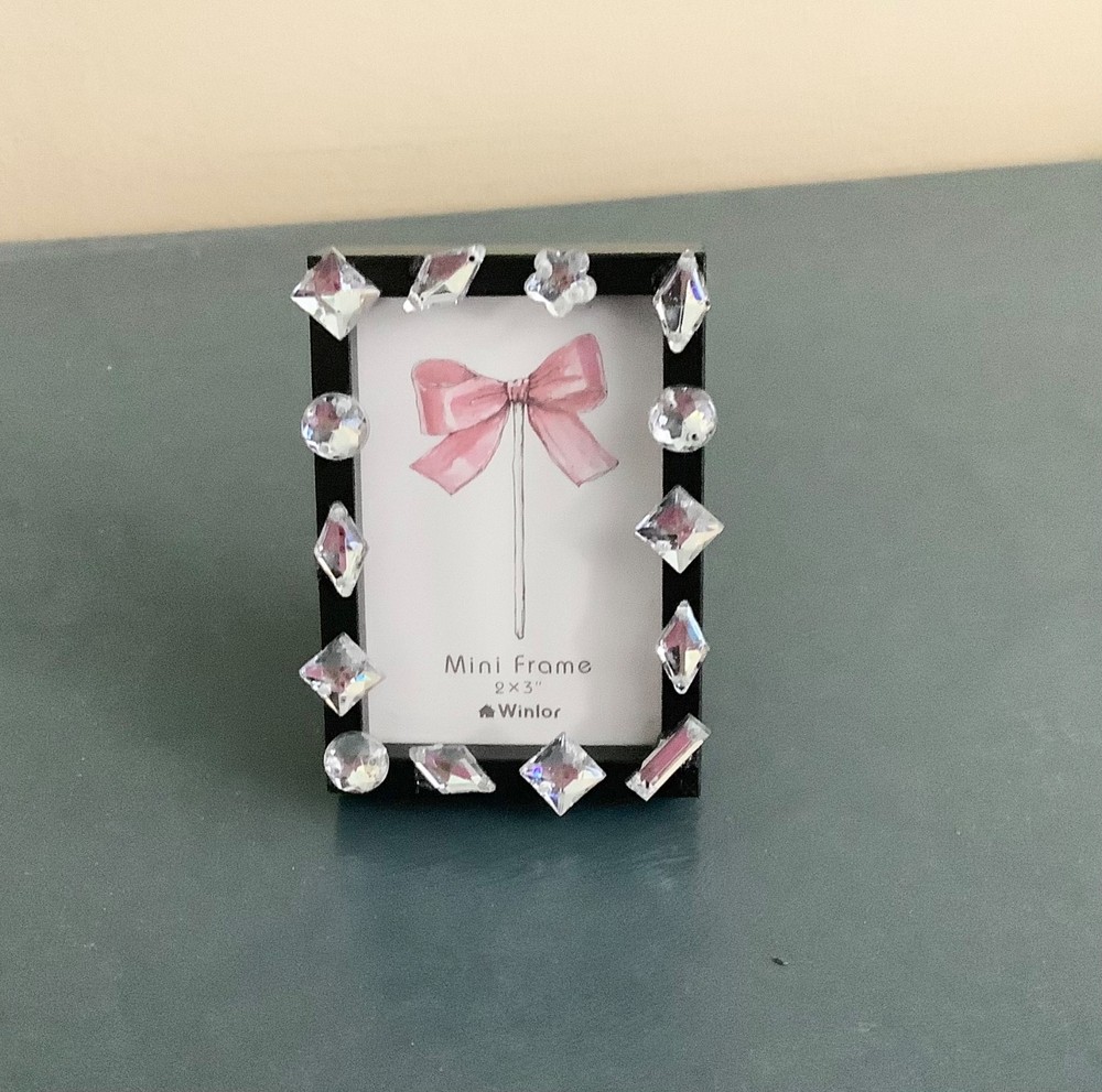2×3 rhinestone gem picture frame