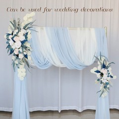Wedding Arch Corner Flower Decor Large 90x45cm