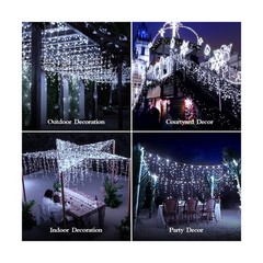 1600 LED 164FT Outdoor Christmas Lights Plug in 8 Modes with Timer Dimmable C…