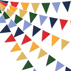 For Garden Parties Birthday Baby Shower Decor Triangle Flags Decoration 36 Flags