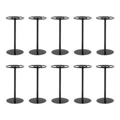 Black 10Pcs Wedding Flower Stands 40cm Flower Stand Wedding Table Centerpieces