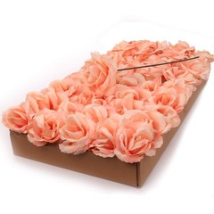 Larksilk Artificial Roses 50pcs Silk Blush Pink 8in Home Decor Flowers