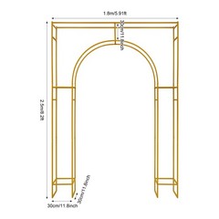 Free Standing Wedding Arch Backdrop Stand Square Metal Balloon Arch Stand