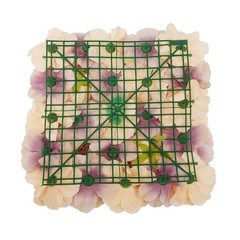 Wall-Mounted 12 Pieces Artificial Flower Wall Panels for Wedding Party Backdrops