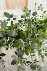 Ling’s Moment 9FT Flower Garland for Backdrop Decorations – Wedding Arch Flow…