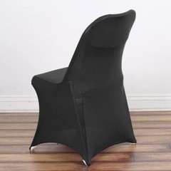 Efavormart 30 PCS Stretchy Spandex Fitted Folding Chair Cover