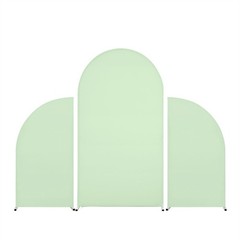 Set of 3 Wedding Arch Cover 2-Sided U-Shaped Spandex Arch Backdrop Cover Decor