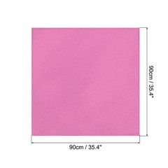 35 Inch Square Satin Head Scarf Silk Feeling Hair Scarf, Grey Pink