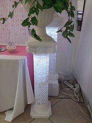 4-Count Large Roman Greek Pillars Columns Rubber Garden Wedding Liquidation Sale