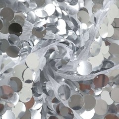 2 SILVER Big Sequin Wedding Arch Backdrop Stand Covers Wedding Events Party