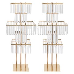 2PCS Wedding Flower Stand, 5 Tier Flower Display Stand, Modern Flower Vase Stand