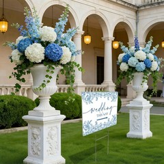 3 Pack 14.5” x 10.5” Wedding This Way Signs Double Sided Printed Wedding Dire…