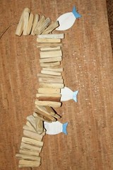 Beach Wedding Seafood Buffet Table Decor Driftwood Garland, 38″ G-71
