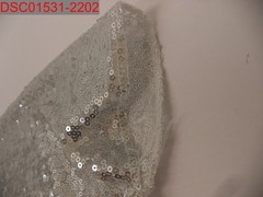 NWOT – Silver Sequin Photography Backdrop, Size 2Ft x 8Ft