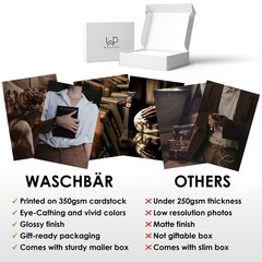 54PCS Dark Academia Wall Collage Kit – Vintage Aesthetic Posters for Room
