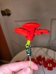 Set of 15 Wired LEGO Floral Blooms – Roses & Red Orchids – Wedding / Event Decor