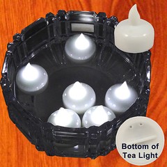 NEW SAFE FLOATING CHRISTMAS WHITE LED TEA LIGHTS LIGHTING DECORATIONS 12 PIECES