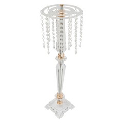26in Acrylic Crystal Floral Vase Flower Stand Holders For Wedding Table