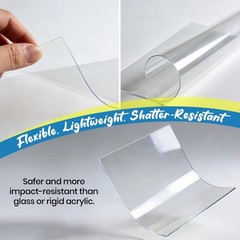 3 Pack PET Sheet Panels – 24″ x 48″ x 0.04″ Plexiglass – Quality Lightweight …