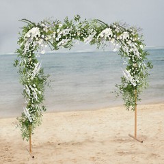 Square Balloon Arch Set Iron Stand Base Frame Kit Birthday Wedding Party Decor