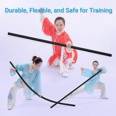 4ft & 6ft Collapsible Bo Staff – Foam-Padded Martial Arts Training Staff f