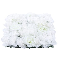 6 Pcs Artificial Flower Wall Panel Venue Backdrop Wedding Party Background Decor