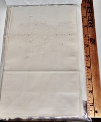 White Luminary Bags- Sunburst-LED Candle Bag- Party Wedding Event Sack Lot of 50