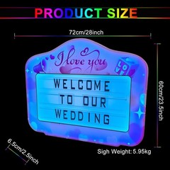 Bottle Service Sign for Wedding, Bottle Girl Lights Sign with 4 Sets Letters