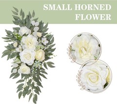 Wedding Arch Flowers (Set of 2) Wedding Decor and Artificial Flower Arrangements