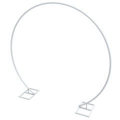 2.2M 2.4M Circle Wedding Arch Single/Double Rail Flower Balloon Garland Arch Dec