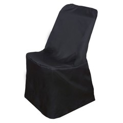 50 Black LIFETIME FOLDING CHAIR COVERS Wedding Banquet Reception Decorations