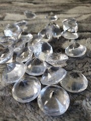 Acrylic Diamonds Vase Filler Table Decor Large 1″ Diameter (30mm)