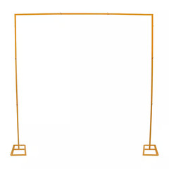 94 In. X 94 In. Adjustable Metal Iron Wedding Backdrop Stand Party Event Flower